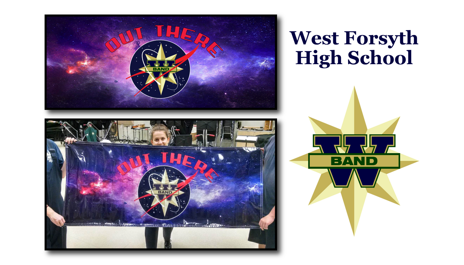 School Marching Band Banner